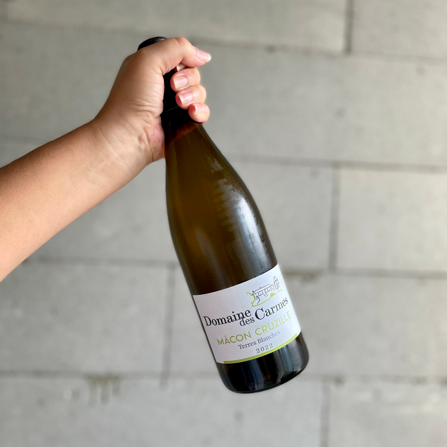 Terres Blanches - Domaine des Carmes - AOC Mâcon Cruzille 2022 - Chardonnay - Bourgogne, France - Blanc