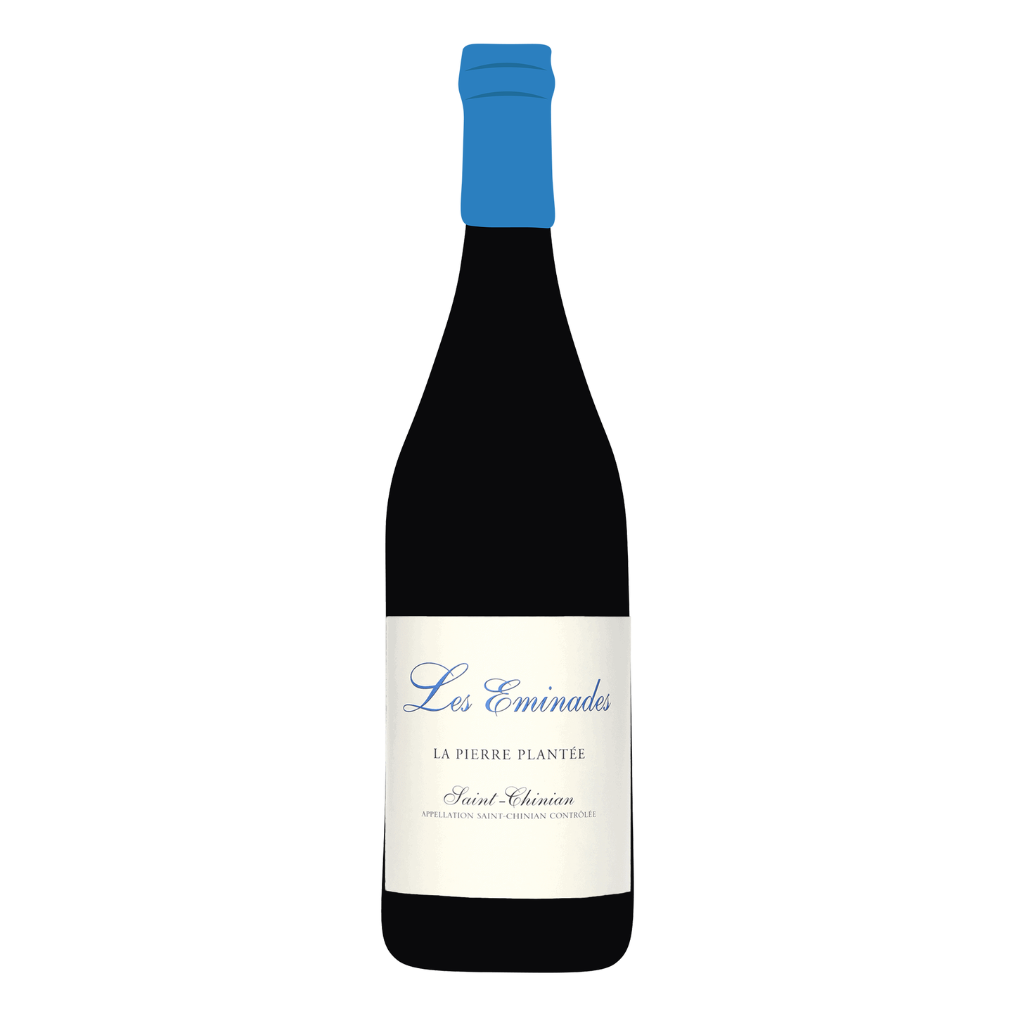 La Pierre Plantée - Les Éminades - AOC Saint-Chinian 2022 - Grenache, Cinsault, Syrah - Languedoc-Roussillon, France - Red