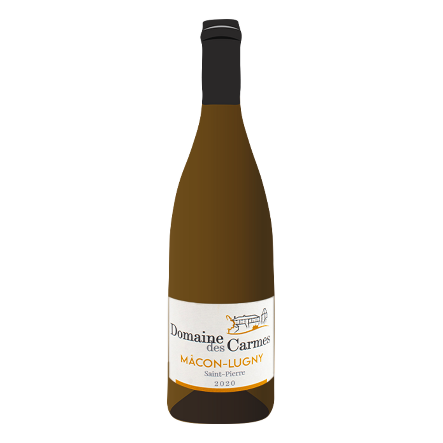 Saint-Pierre - Domaine des Carmes - AOC Mâcon-Lugny 2022 - Chardonnay - Bourgogne, France - Blanc