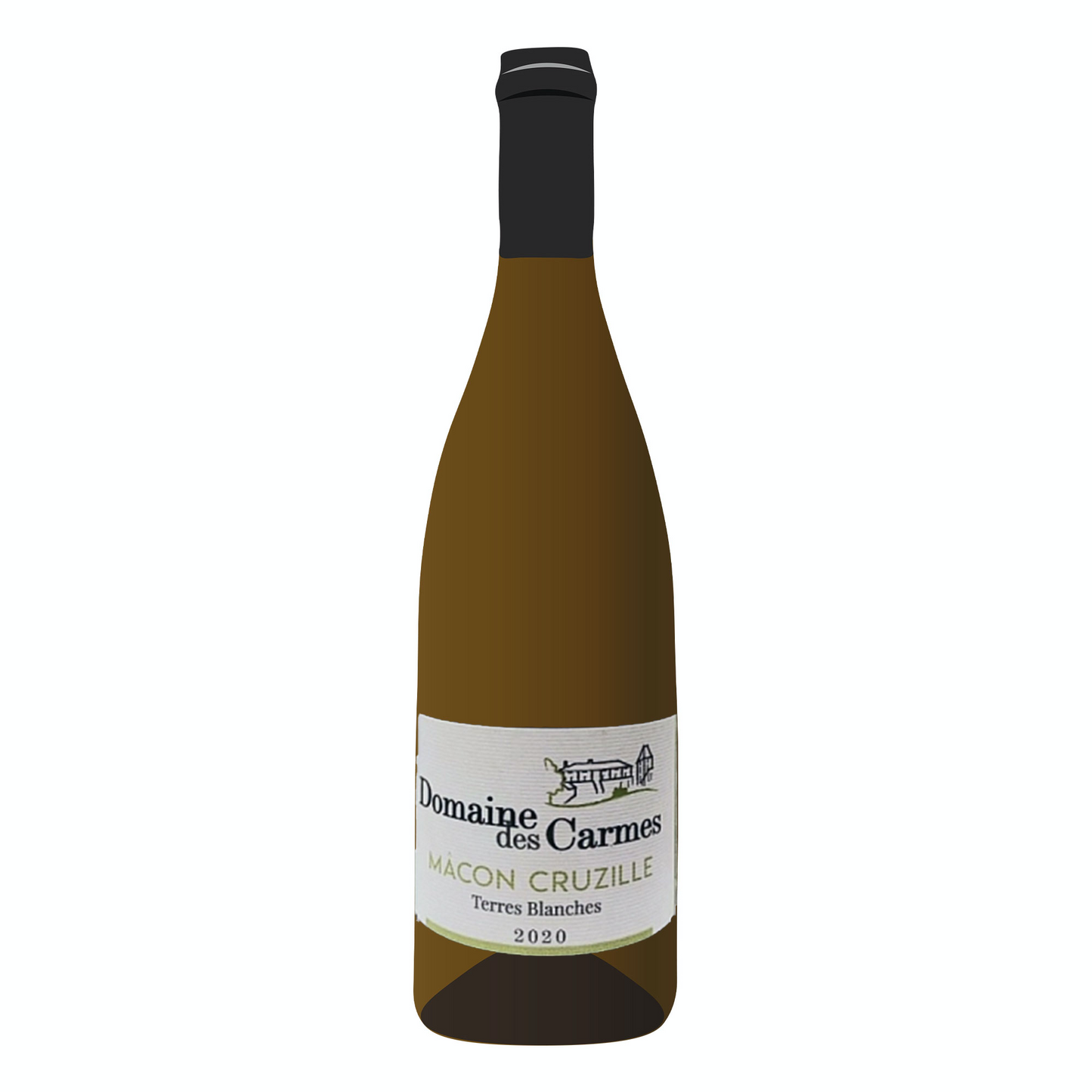 Terres Blanches - Domaine des Carmes - AOC Mâcon Cruzille 2022 - Chardonnay - Bourgogne, France - Blanc